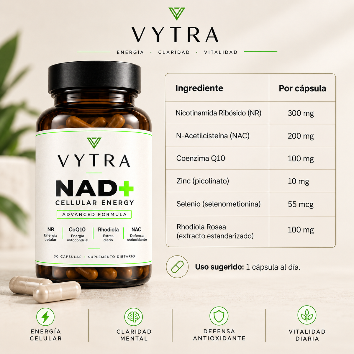 VYTRA® NAD+ Cellular Energy