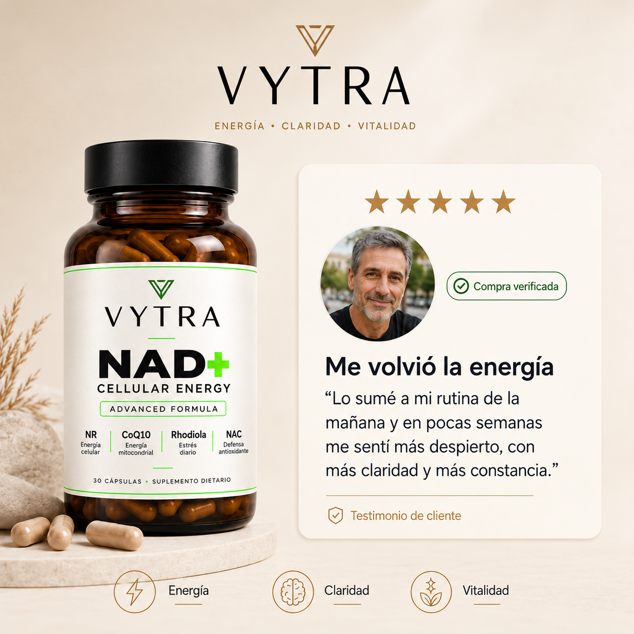 VYTRA® NAD+ Cellular Energy